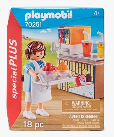 GEMO Jouet enfant Vendeur de glace - Playmobil Multicolore