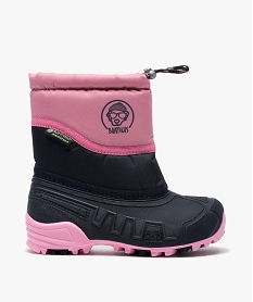 apres-skis fille bicolores - boatilus bleu bottes de pluie et apres-skiB758101_1