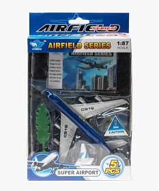 avion air craft - airfield bleuB761701_1