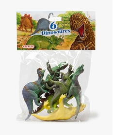 lot de 6 figurines dinosaures – kim’play multicoloreB769501_1