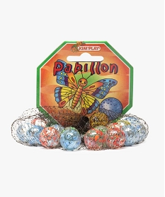 GEMO Sac de billes en verre granuleuses - Papillon KimPlay Multicolore