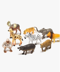 figurines animaux sauvages (lot de 12) – kim play multicoloreB772401_2