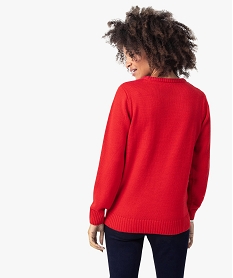 pull de noel femme avec motif minnie – disney rouge pullsB773201_3