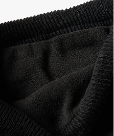 echarpe homme forme snood doublee polaire noir foulard echarpes et gantsB779201_2