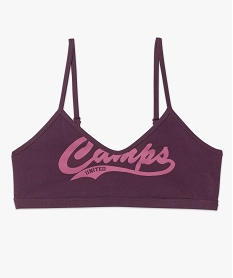 brassiere femme a fines bretelles - camps united violet soutien gorge sans armaturesB779901_4