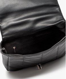 sac besace femme matelasse format compact noir sacs bandouliereB783701_3