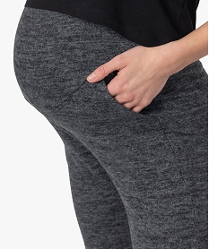 pantalon de grossesse jogger en maille douce grisB894401_2