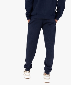 pantalon de jogging molletonne homme bleunavyB900701_3