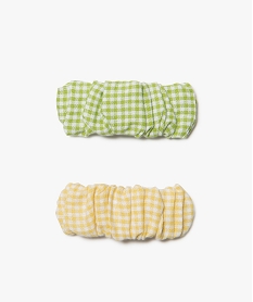 GEMO Barrettes pour les cheveux fille à motif vichy (lot de 2) Multicolore