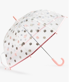 GEMO Parapluie enfant à motifs chats rose standard