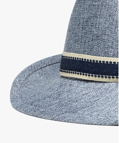 chapeau garcon trilby chine bleu standardB945801_2