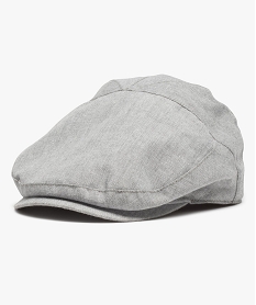 casquette homme plate avec visiere rigide grisB951601_3