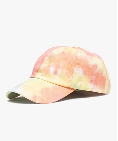 casquette femme en toile effet tie and dye multicoloreB953601_1