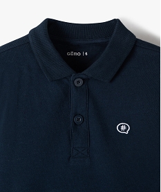 polo a manches courtes uni garcon navy polosB976701_2