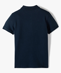 polo a manches courtes uni garcon navy polosB976701_3