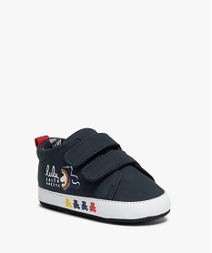 chaussons de naissance bebe garcon – lulucastagnette bleu chaussures de naissanceB978301_2