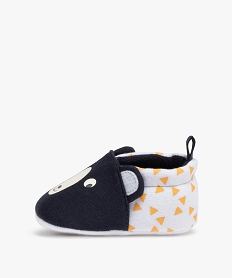 chaussons de naissance bebe garcon ourson bleuB978401_3