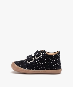 chaussures premiers pas bebe fille dessus cuir - na! bleuB979601_3