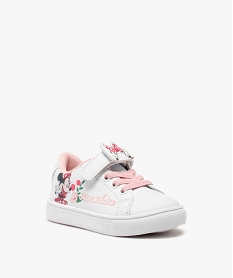baskets bebe fille a lacets et scratch - minnie blanc baskets et tennisB981101_2
