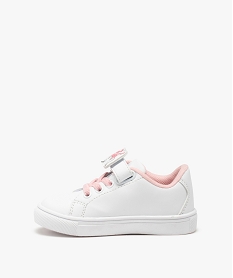 baskets bebe fille a lacets et scratch - minnie blanc baskets et tennisB981101_3