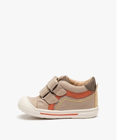 baskets premiers pas bebe garcon dessus cuir - na! beige baskets et tennisB981801_3