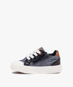 tennis bebe garcon en toile - lulucastagnette bleu baskets et tennisB985301_3