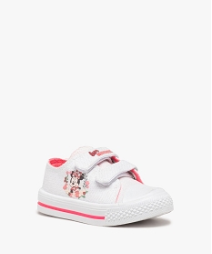 tennis bebe fille en toile imprimee - minnie gris baskets et tennisB985401_2