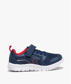 baskets garcon running en mesh extralegeres a scratch bleu basketsB988001_1