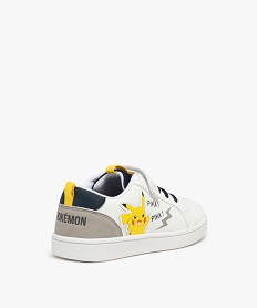 tennis garcon a lacets et scratch pikachu - pokemon blanc tennis en toile du 24 au 40B988201_4