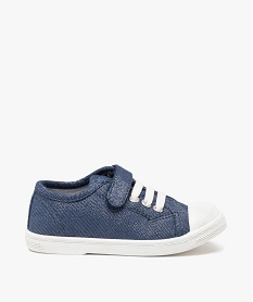 MULE BLANC TOILE DENIM:30129910223-Textile/Textile/Elastomere/Textile/