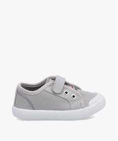 tennis garcon en toile unie et bout renforce gris tennis en toile du 24 au 40B995901_1