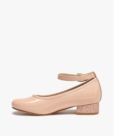 ballerines fille vernies a talon paillete et bride de cheville beige ballerinesC003801_3