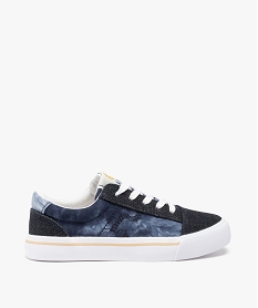 baskets fille en toile denim et tie and dye – camps united multicolore tennis en toileC004701_1