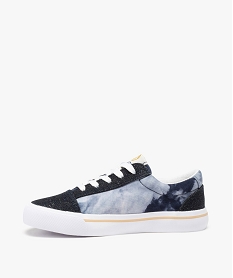 baskets fille en toile denim et tie and dye – camps united multicolore tennis en toileC004701_3