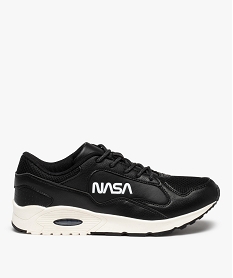 GEMO Baskets homme unies à semelle bulle d’air - Nasa noir standard