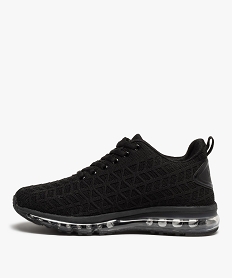 baskets homme dessus en maille et semelle bulle - nasa noir standard baskets et tennisC007901_3