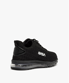 baskets homme dessus en maille et semelle bulle - nasa noir standard baskets et tennisC007901_4