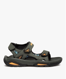 GEMO Sandales sport homme à scratchs - Koh-Lanta Vert