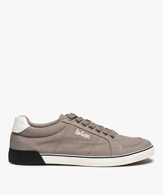 baskets homme en toile a lacets – lee cooper valmont beigeC014701_1