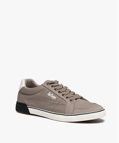 baskets homme en toile a lacets – lee cooper valmont beige baskets et tennisC014701_2