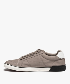 baskets homme en toile a lacets – lee cooper valmont beige baskets et tennisC014701_3