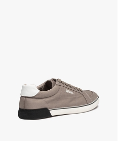 baskets homme en toile a lacets – lee cooper valmont beige baskets et tennisC014701_4