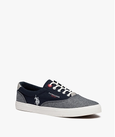 tennis homme en toile bicolores - us polo assn bleuC015001_2