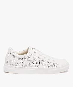 GEMO Tennis femme imprimées à lacets - Harry Potter blanc standard