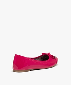 ballerines femme a talon plat unies et vernies rose ballerinesC046901_4