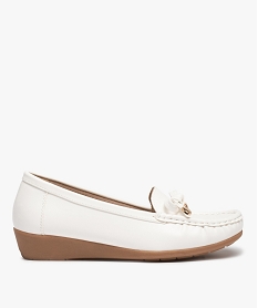 ACCESSOIRE BORDEAUX CHAUSSURE PLAT BLANC:30385590443-Synthetique/Synthetique/Elastomere/Textile/