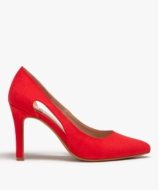 escarpins femme a bout pointu et dessus suede roseC050501_1