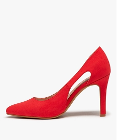 escarpins femme a bout pointu et dessus suede roseC050501_3