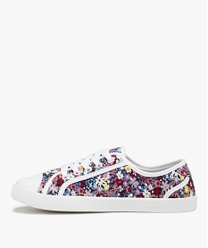 tennis femme en toile imprimee et bout renforce imprimeC054501_3