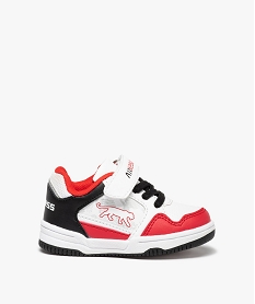 GEMO Baskets bébé garçon à lacets et scratch – Airness Sprint Multicolore